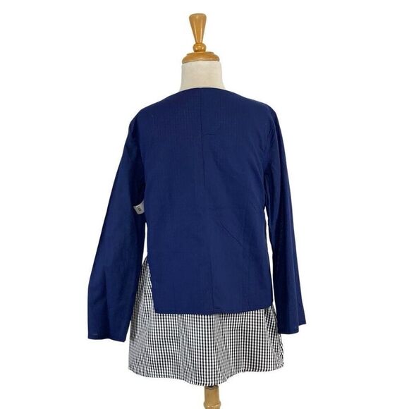 Lagenlook M Chinese XL Top Deconstructed Office Layered Career - Picture 4 of 8